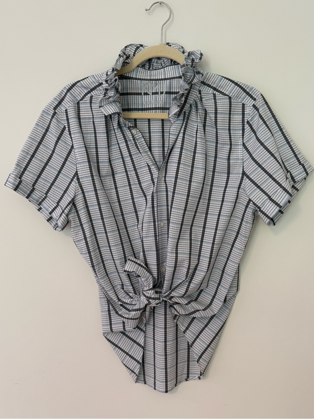 KMJ QUARANTINI Button Down Blouse - Size Medium